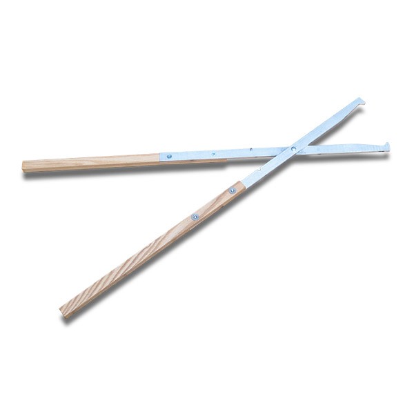 Campfire Tongs firewood toon on white background