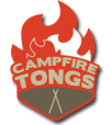 Campfire tongs logo